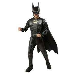 New DC Batman Costume Toddler Size 2T Dress Up Muscle Chest Padded Jumpsuit